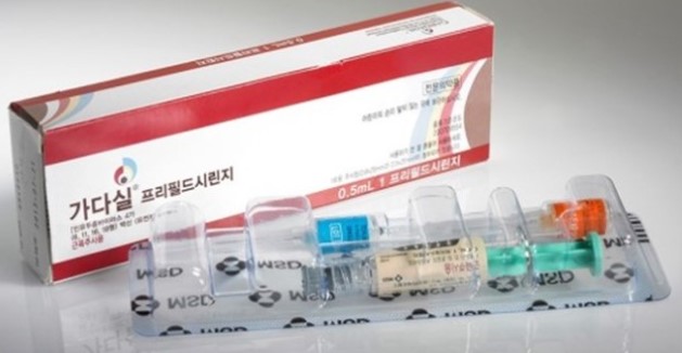 가다실4가프리필드시린지